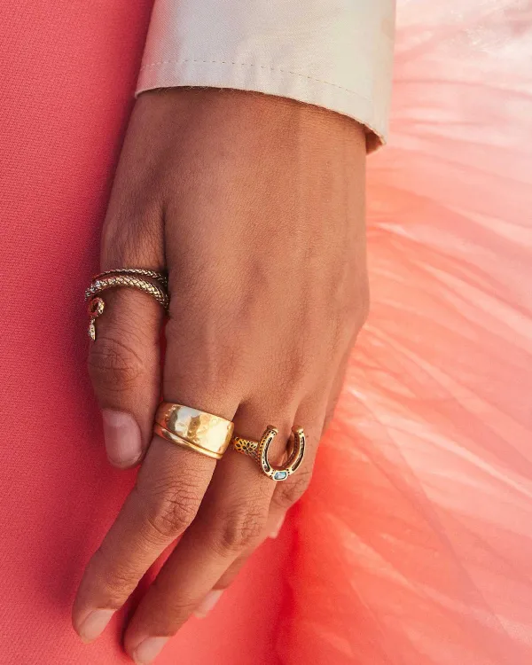Terra Ring Set Of 3 In Vintage Gold^Kendra Scott Hot