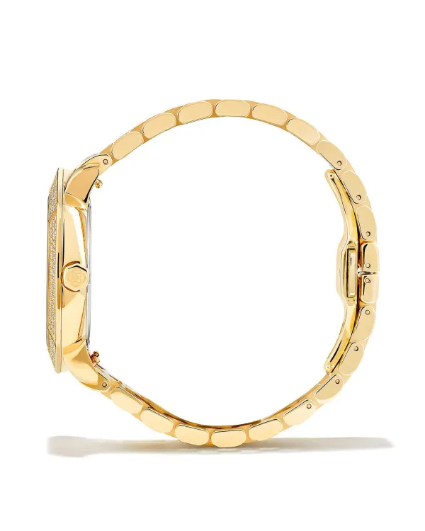 20Th Anniversary Dira Gold Diamond 38Mm Watch In Ivory Mother-Of-Pearl^Kendra Scott Clearance
