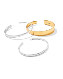 Tiana Cuff Bracelet Set Of 3 In Mixed Metal^Kendra Scott Flash Sale