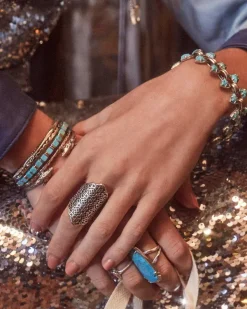 Tiny Beau Band Ring In Oxidized Sterling Silver^Kendra Scott Hot