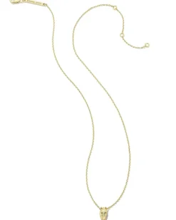 Tiny Beau Short Pendant Necklace In 18K Yellow Gold Vermeil^Kendra Scott Clearance