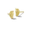 Tiny Beau Stud Earrings In 18K Yellow Gold Vermeil^Kendra Scott Cheap
