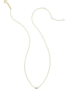 Tiny Flower 14K Yellow Gold Pendant Necklace In White Diamond^Kendra Scott Cheap