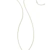 Tiny Heart Padlock 14K Yellow Gold Pendant Necklace In White Diamond^Kendra Scott Flash Sale