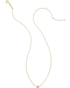 Tiny Star 14K Yellow Gold Pendant Necklace In White Diamond^Kendra Scott Online