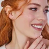 Tyler 14K Yellow Gold Huggie Earrings In White Diamond^Kendra Scott Cheap