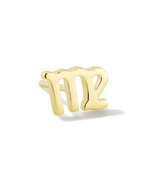 Virgo Single Stud Earring In 18K Gold Vermeil^Kendra Scott Store