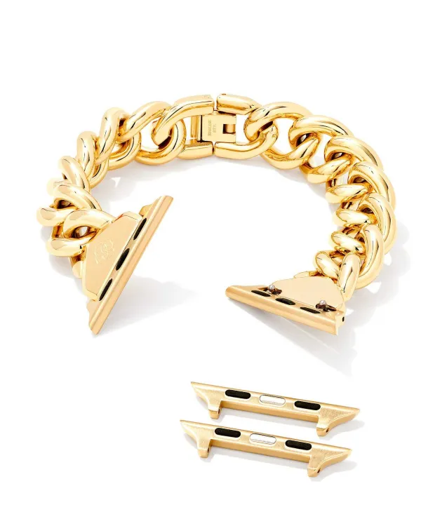 Whitley Chain Watch Band In Gold Tone Stainless Steel^Kendra Scott Outlet
