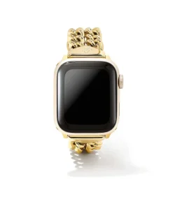 Whitley Double Chain Watch Band In Gold Tone Stainless Steel^Kendra Scott Outlet