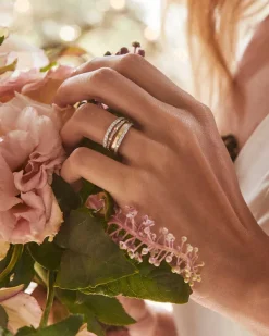 Whitney 14K Yellow Gold Band Ring In White Diamond^Kendra Scott Best