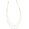 Wrangler® X Yellow Rose By Laurel Vintage Gold Multi Strand Necklace In Ivory Mother Of Pearl^Kendra Scott Best Sale