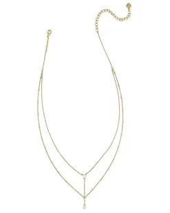 Wrangler® X Yellow Rose By Laurel Vintage Gold Multi Strand Necklace In Ivory Mother Of Pearl^Kendra Scott Best Sale