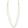 Wrangler® X Yellow Rose By Elisa Vintage Gold Multi Strand Necklace In Ivory Mother Of Pearl^Kendra Scott Outlet