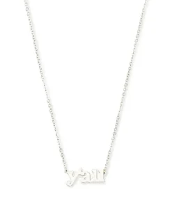Y'All Pendant Necklace In Sterling Silver^Kendra Scott Shop